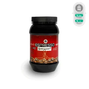 پودر قهوه اسپرسو روبوستا ۱۰۰٪ ویبرنس – ۱۰۰۰ گرم اقتصادی (کرمای ضخیم، بادی سنگین)