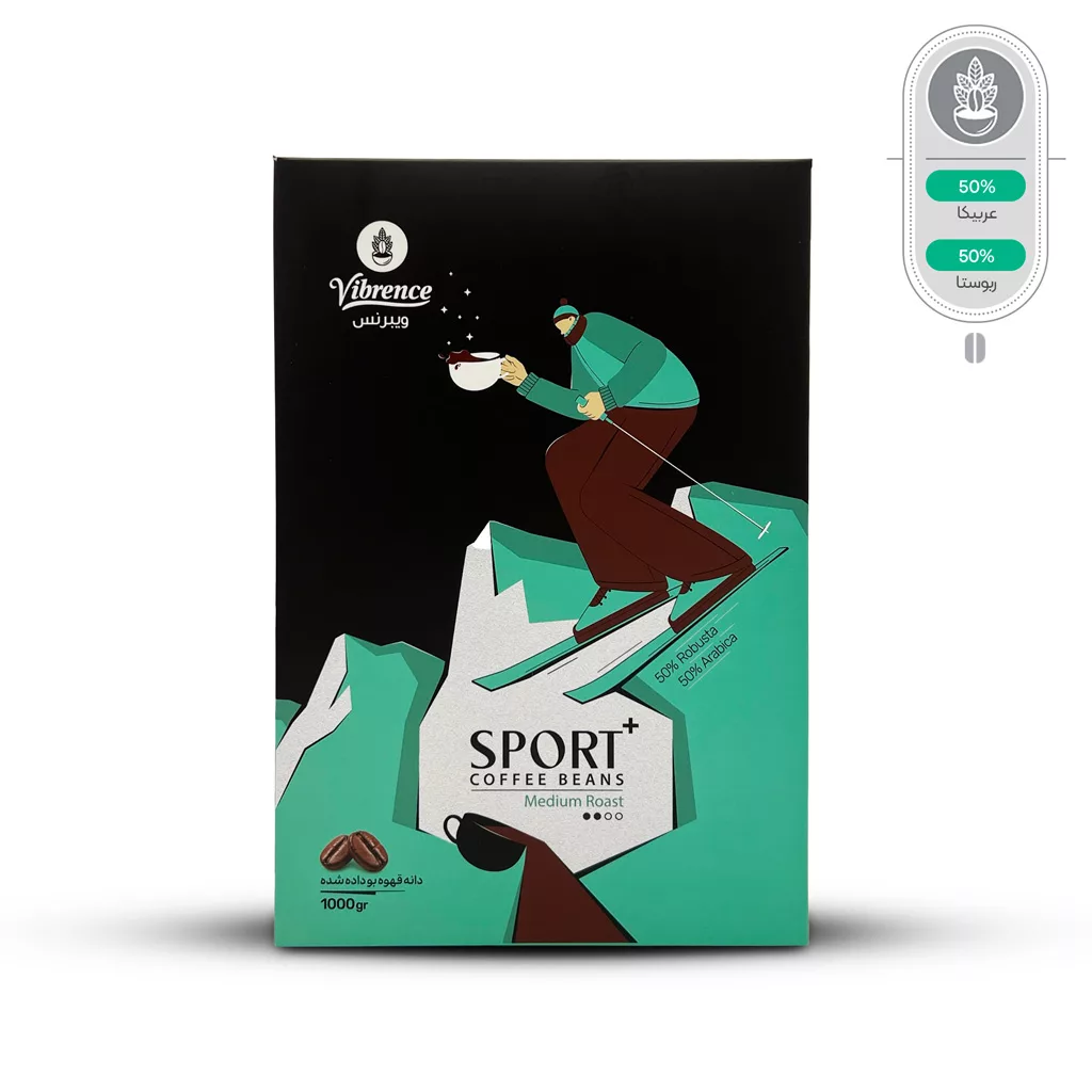 دانه قهوه لوکس Sport+ ویبرنس